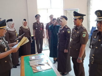 Sertijab di Kejari Sawahlunto.