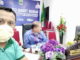Ali Mukhni saat berdialog tentang Covid-19.