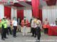 Bupati Gusmal, Kapolres Arosuka dan kepala lembaga terkait saat peresmian osko Covid-19 di Lubuk Selasih.