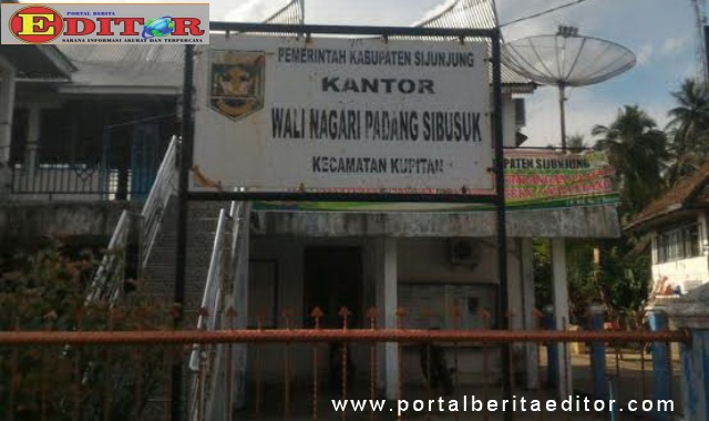 Kantor Wali Nagari Padangsibusuk Kabupaten Sijunjung.