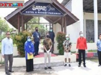 Paramedis RSUD Pariaman yang diinapkan di Safari Inn Hotel and Cottege,