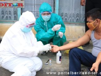Pemeriksaan kesehatan ODP dari luar kota Payakumbuh.