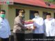Penyerahan APK kepada Polres Arosuka oleh bupati Gusmal
