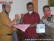 Penyerahan bantuan dari Fraksi Gerindra ke RSUD Arosuka.
