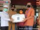 Wako Riza Falepi menerima bantuan APD dari Pemprov Sumbar.