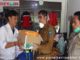Walikota Sawahlunto bersama Kepala Kesbangpol-BPBD saat menerima bantuan dari PT. Asiaco Batamindo