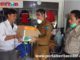 Walikota Sawahlunto bersama Kepala Kesbangpol- BPBD saat menerima bantuan masker dari Perwakilan PT. Asiaco Batamindo
