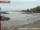 Pantai Pariaman yang digerus abrasi.