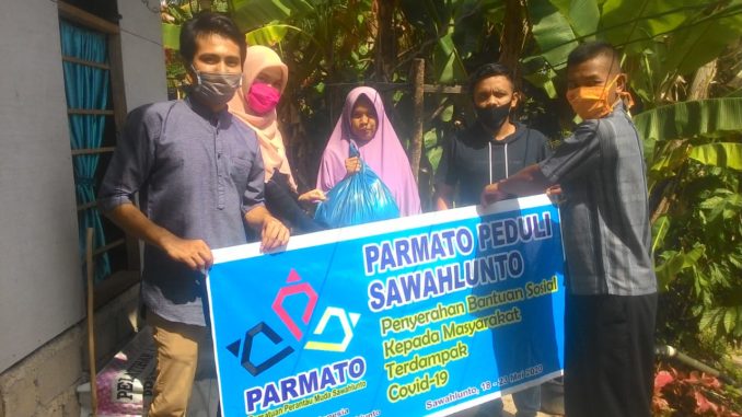 Parmato Salurkan Bantuan Bagi Masyarakat Kampung Halaman