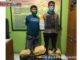 Pengedar narkoba jenis daun ganja kering saat di tangkap personil Satres Narkoba Polres Pasaman.