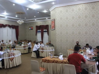 Rapat terkait perpanjangan PSBB di Kab. Solok.
