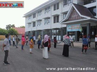 Suasana rusunawa tempat karantina.