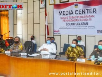 Pemkab Solsel bersama forkopinda bahas wacana memasuki new normal atau menjalankan aktivitas baru pasca covid 19 di Solsel.