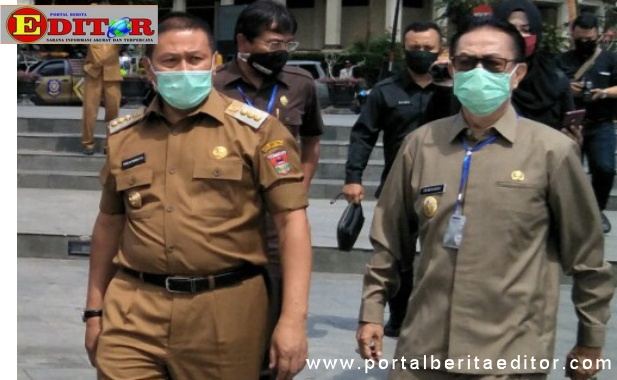 Wako dan wawako Bukittinggi usai meninjau persiapan peresmian pasa ateh berapa hari yg lalu.