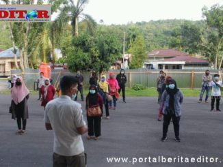 Warga Pessel yang dikarantina.