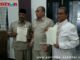 Andre Rosiade bersama Ketua dan Sekeretaris DPC Partai Gerindra Kota Solok, usai penyerahan SK di RM Salero Kampuang..