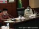 Gubernur Irwan Prayitno bersama Menteri Agama saat rapat di Kemenag, Jakarta.