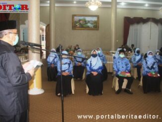 Pelantikan 13 pejabat fungsional di Kab. Solok oleh Bupati Gusmal.