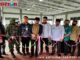 Pemotongan pita dibukanya pelatihan pertanian di BLK Komunitas Tarjun Najah di Nagari Lubuk Gadang Timur Kecamatan Sangir.