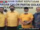 Penyerahan surat keputusan rekomendasi dari DPP partai Golkar ,H Benny Utama SH MM berpasangan dengan Sabar AS pada Pilkada Pasaman tahun 2020.