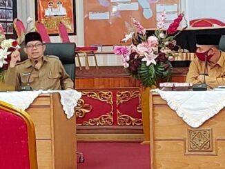 Syaifullah saat rapat PHBI Sumbar.