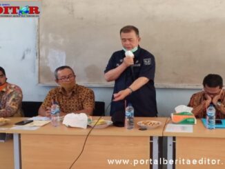 Wagub Nasrul Abit saat memberi sambutan di SMA Mapat Tunggul.