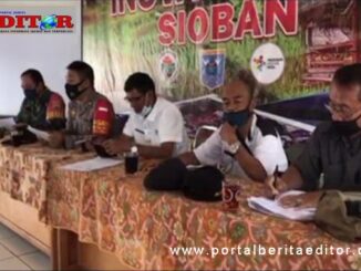 Klarifikasi dana BST di di desa Sioban.