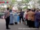Penerapan Protokol Kesehatan pada shalat Idul Adha di Bukittinggi.