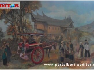 Salah satu lukisan yang dpamerkan.