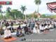 Shalai Idul Adha di halaman kantor gubernur Sumbar.