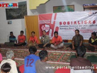 Edukasi yang dialkukan KPU Pasaman.