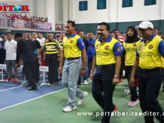 Fakhrizal pada salah satu kegiatan olahraga di Sumbar..