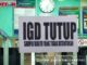 IGD yang ditutup.