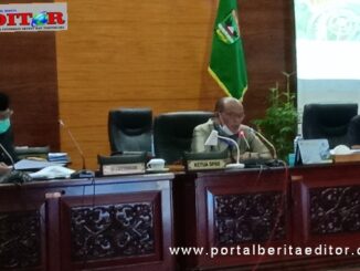 Ketua DPRD Sumbar Supardi saat memimpin Raker dengan Komisi, Fraksi bersama pemerintah daerah,