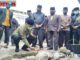 Peletakan batu pertama penbangunan lumbung nagari jorong kito salayan Bukittinggi.