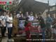 Penari Lintas serahkan bantuan dana kebakaran.