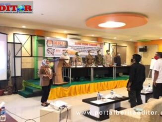 Kegiatan uji petik di KPU Pessel.
