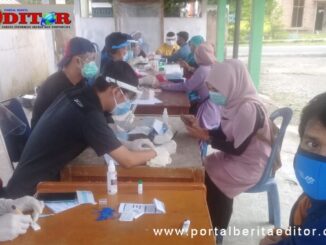 Relawan Demokrasi Kab. Pasaman saat mengikuti Rapd Test.