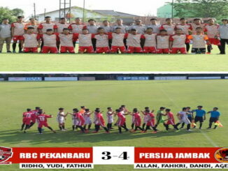 FC Persija Jambak lakukan tanding ujicoba ke homebase RBC Pekanbaru.