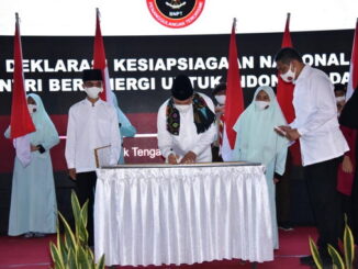 Kepala BNPT Komjen Pol. Dr. Boy Rafli Amar, M.H. pada Deklarasi Kesiapsiagaan Nasional.