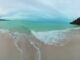 Pantai pasir putih di sepanjang kawasan pesisir sebelah barat, Kecamatan Bontosikuyu.