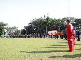 Pemko Bukittinggi gelar apel kesiapsiagaan penanggulangan bencana alam.