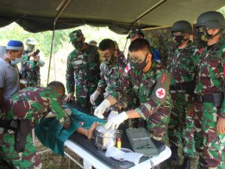 Pengobatan dan khitanan gratis di wilayah pemusatan latihan