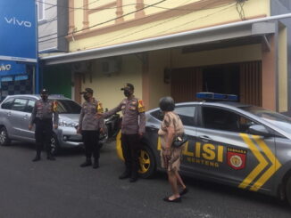 Giat patroli di tempat ibadah.