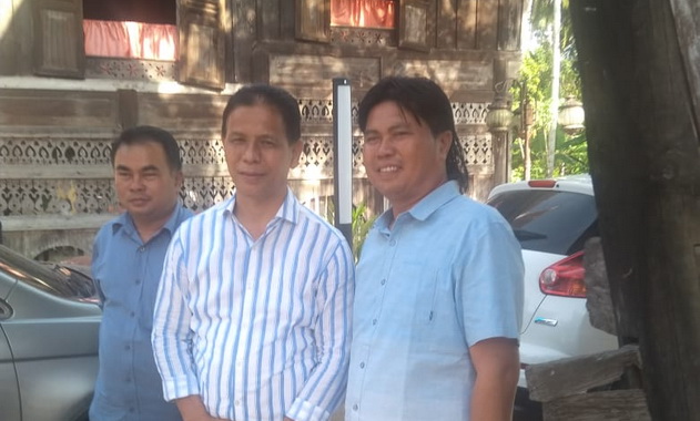 Indra Dt. Rajo Lelo saat berkunjung ke Solsel.