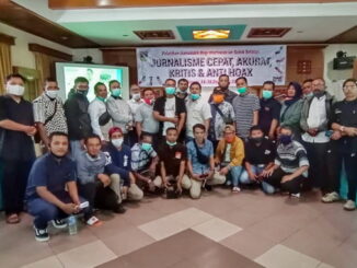 Kegiatan Humas Solsel bersama wartawan.