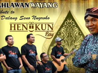 Poster lagu Pahlawan Wayang dari Heniikun Bay.