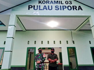 Silahturahmi Danramil 03 Sipora bersama awak Media kabupaten kepulauan Mentawai.
