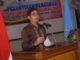 Walikota Sawahlunto saat memberi sambutan Pelantikan PWI.
