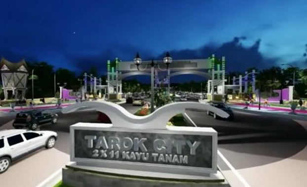 Maket rencana pembangunan Pusat Pendidikan Terpadu (TPD) di Korong Tarok Nagari Kapalo Hilalang Kecamatan 2 x 11 Kayutanam.